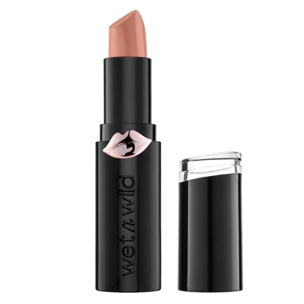 Wet&Wild Never Nude Beautiful Pinkish-Neutral Matte Velvety Smooth Lipstick 3.3g